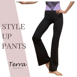 【Terra・テラ】ダンスパンツ　バレエパンツ フィット感抜群　体型カバー＆美脚効果も 大人バレエに最適
