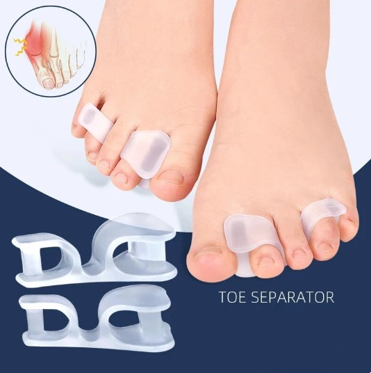 外反母趾と内反小趾を両方一緒に矯正できるセパレーター