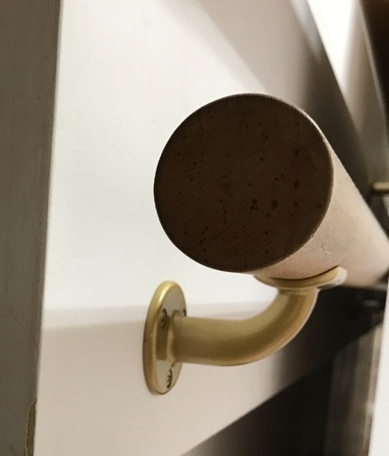 バレエの柔軟体操や自主練に！自宅用簡易レッスンバーキット 1メートル