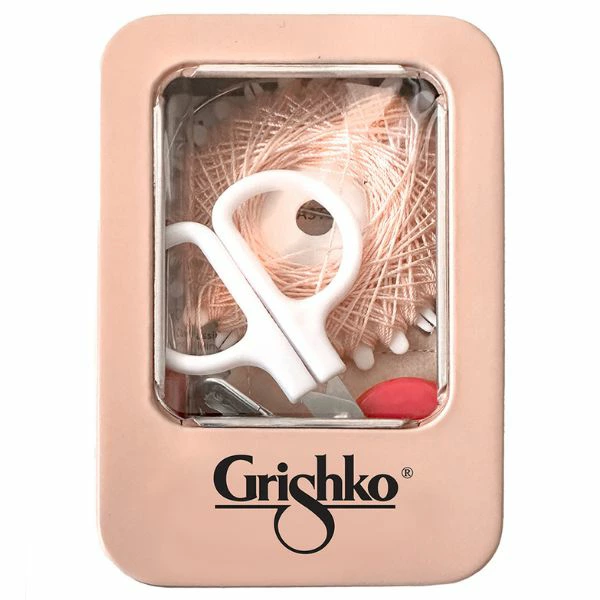 ソーイングキット 【Grishko/グリシコ】 裁縫セット 缶ケース入り ポワント トウシューズ 縫い付け