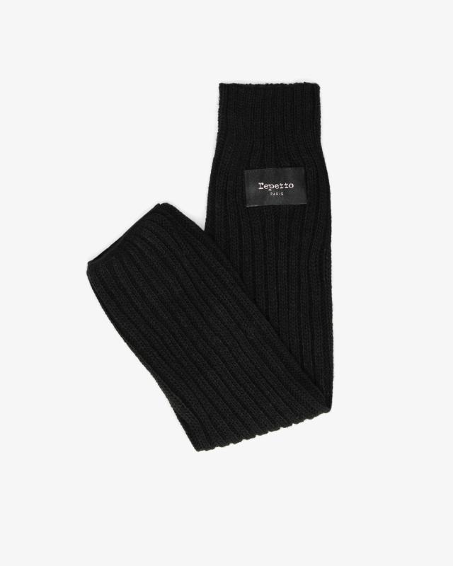 【repetto】レペット　パリ　バレエ　レッグウォーマー　リブニットレギンス レペット】 バレエ レッグウォーマー 50cm丈 (柔らかくて伸びる