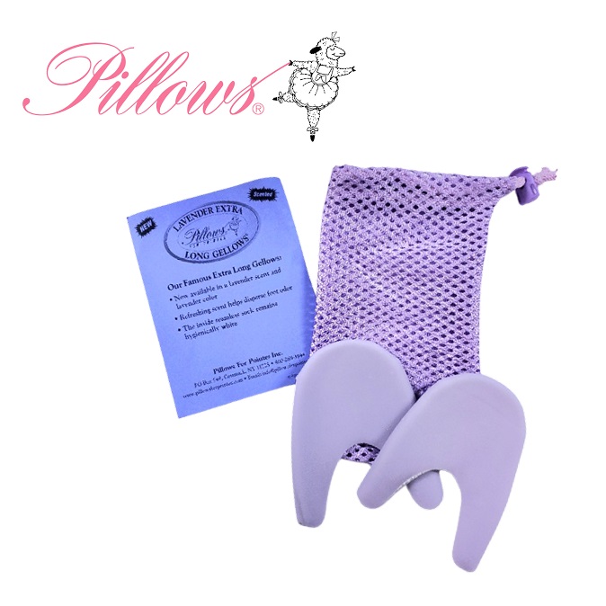 【Pillows】 トウパッド LAVENDER EXTRA LONG GELLOWS ピローズ ラベンダー トゥパッド ウィングが長めのリバーシブル