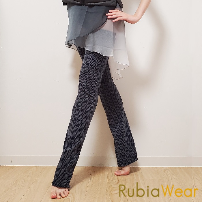 Rubia Wear】 バレエ ダンサー がデザインした超 ロングレッグウォーマー SnaggleDenim フルレッグ ルビアウェア ルビア  ミニヨン バレエ 用品 バレエ用品 専門